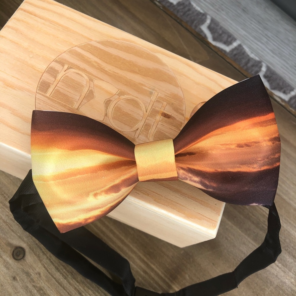 NDT Novelty Adjustable Bow Tie - Sunset - Picture 4 of 6